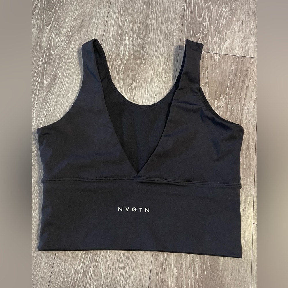 NVGTN Deep V Black Tank